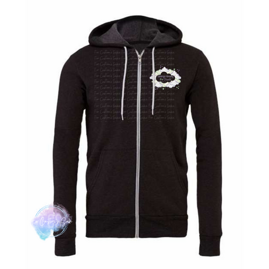 Siblings Among the Clouds ZIP Hoodie