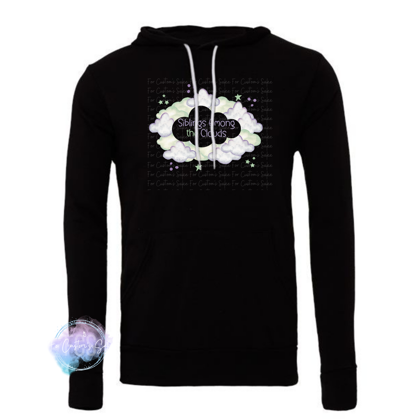 Siblings Among the Clouds Sponge Fleece Hoodie