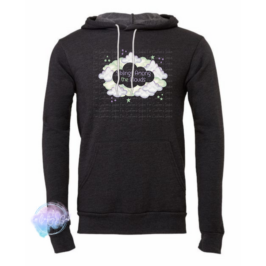 Siblings Among the Clouds Sponge Fleece Hoodie