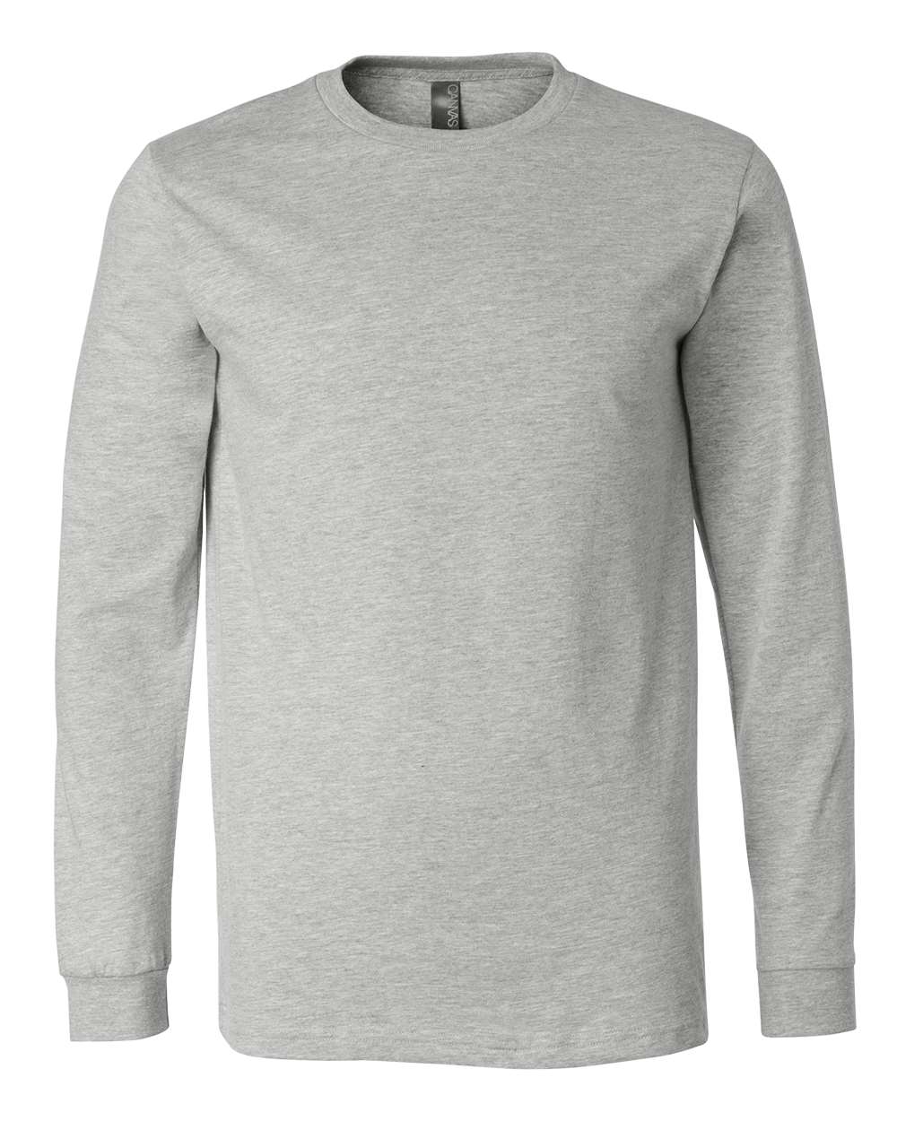 Adult Basic Heathered Long Sleeve Tee zepto