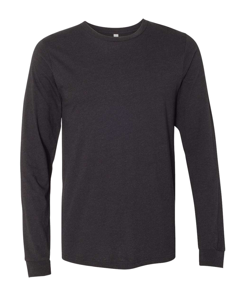Adult Basic Heathered Long Sleeve Tee zepto