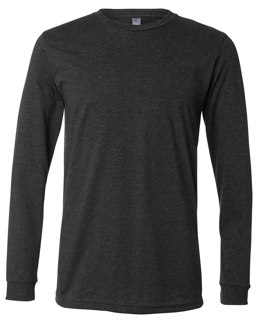 Adult Basic Heathered Long Sleeve Tee zepto