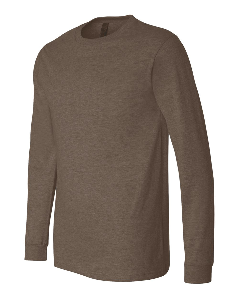 Adult Basic Heathered Long Sleeve Tee zepto