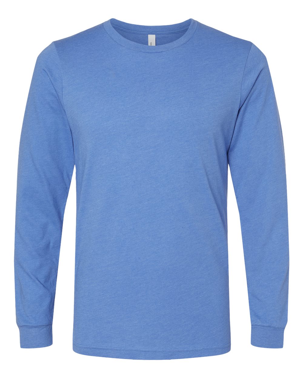 Adult Basic Heathered Long Sleeve Tee zepto