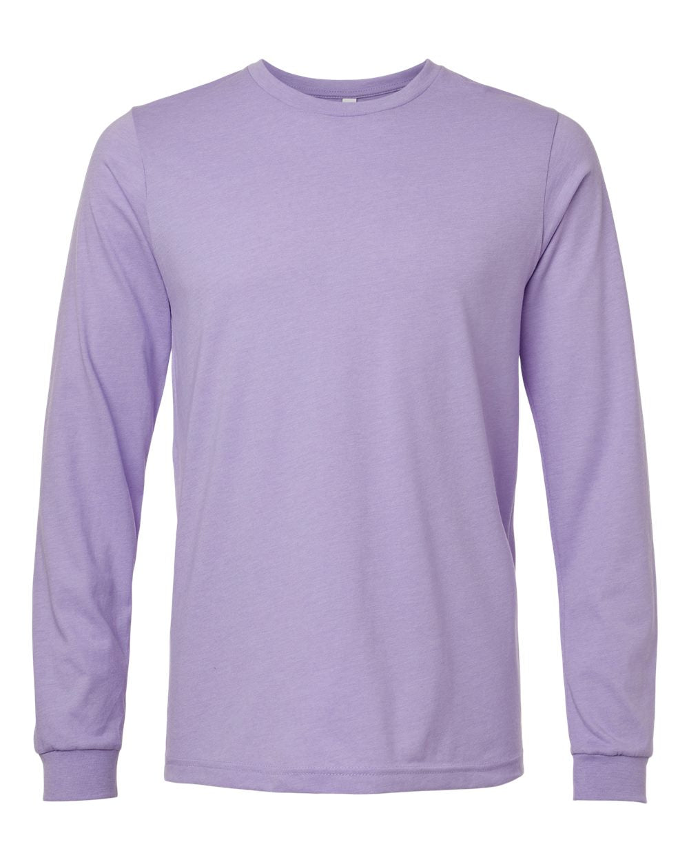 Adult Basic Heathered Long Sleeve Tee zepto