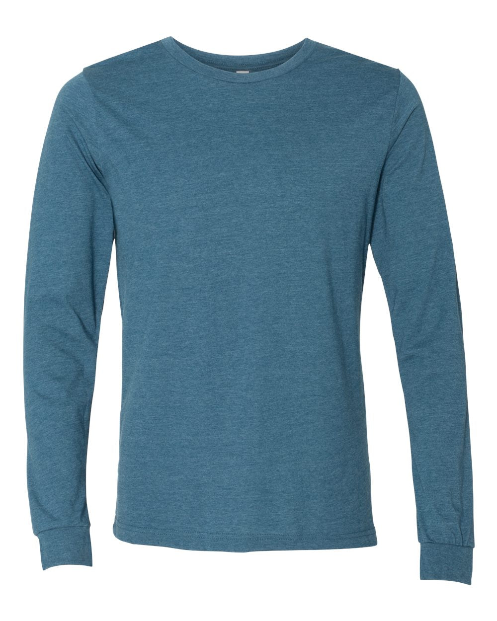 Adult Basic Heathered Long Sleeve Tee zepto
