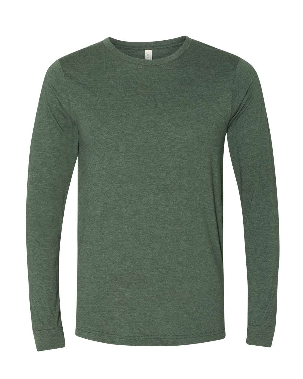 Adult Basic Heathered Long Sleeve Tee zepto