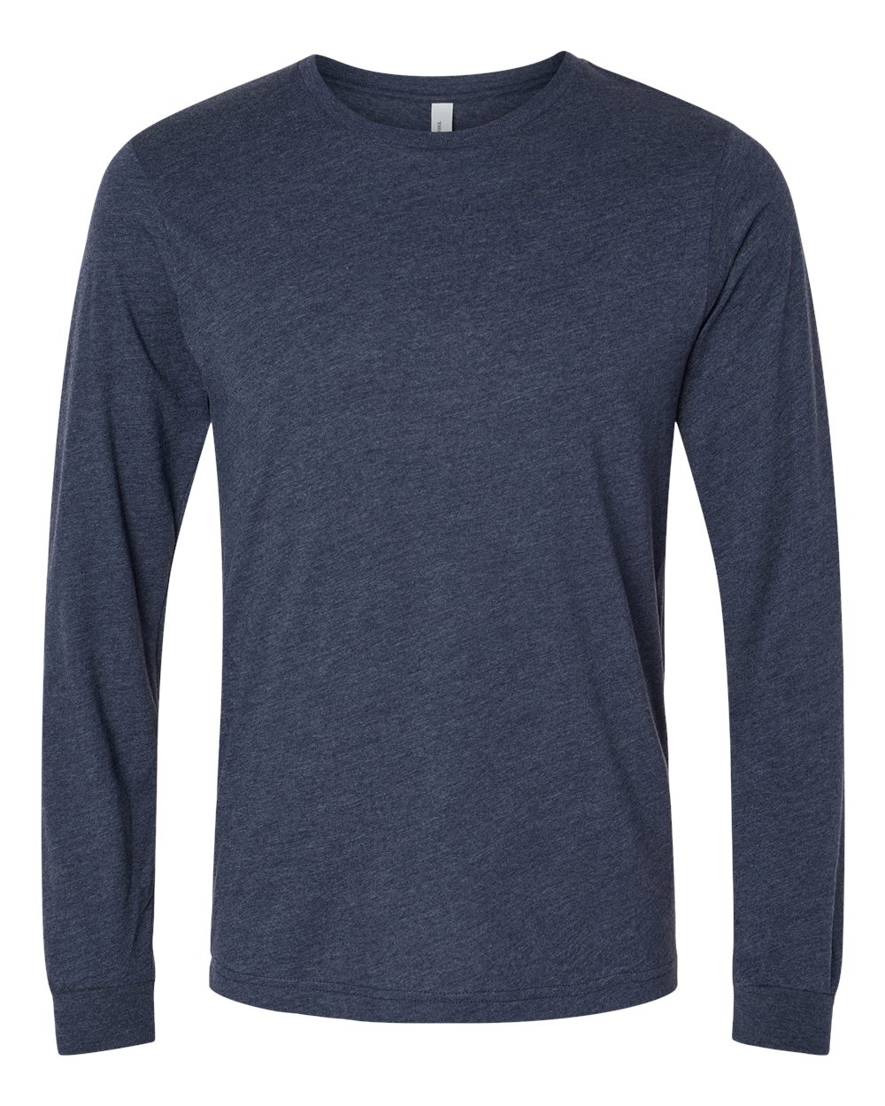 Adult Basic Heathered Long Sleeve Tee zepto