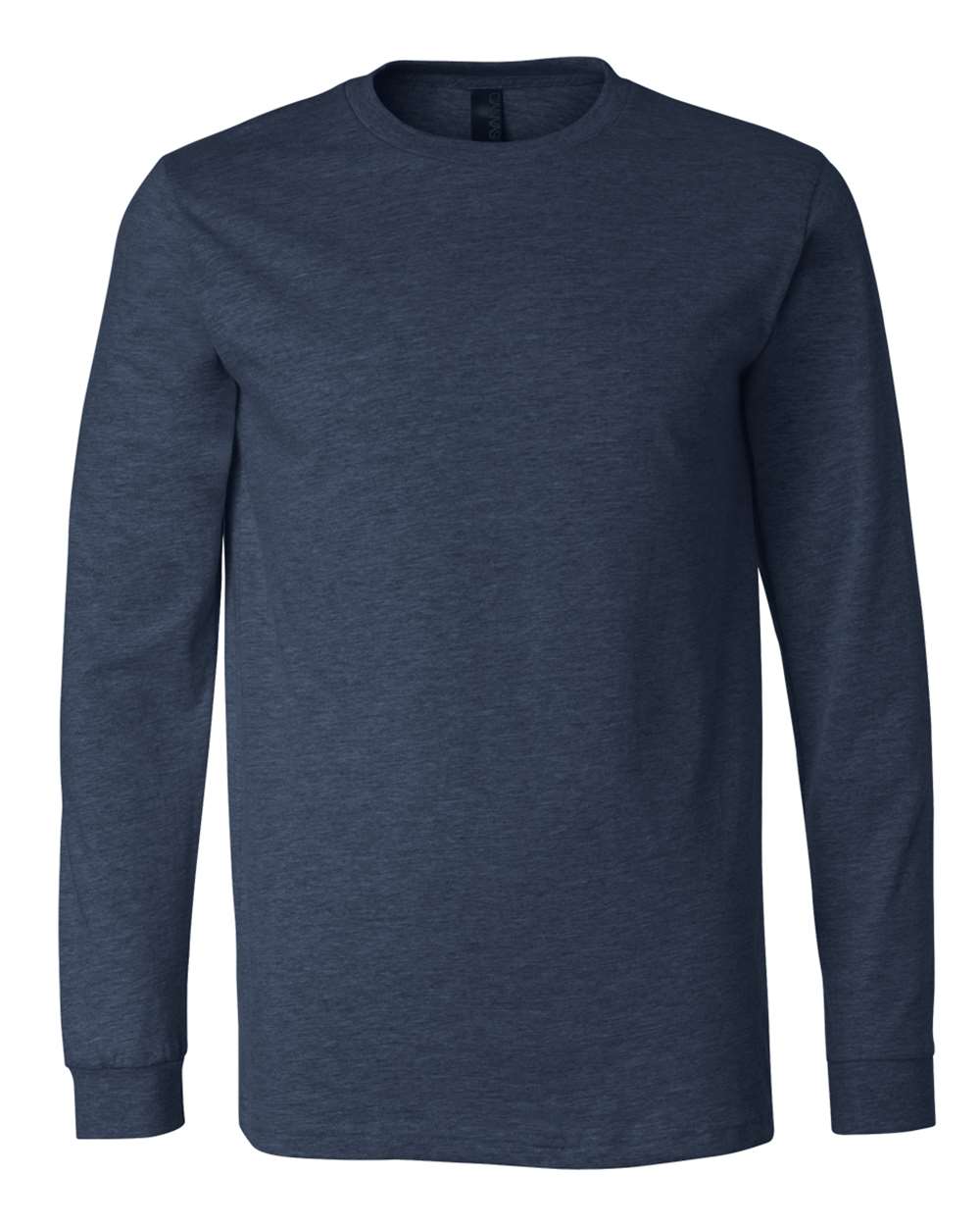 Adult Basic Heathered Long Sleeve Tee zepto