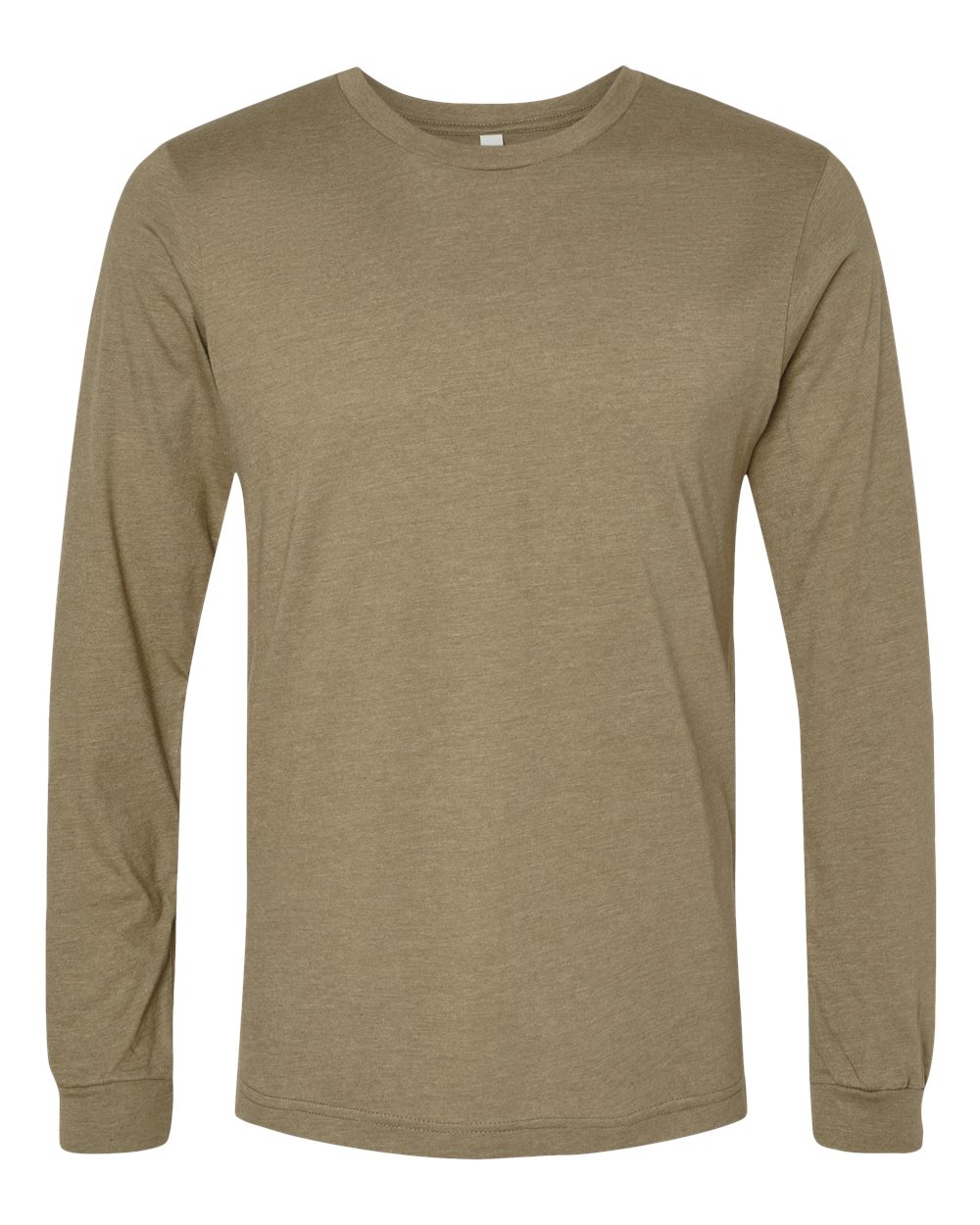 Adult Basic Heathered Long Sleeve Tee zepto