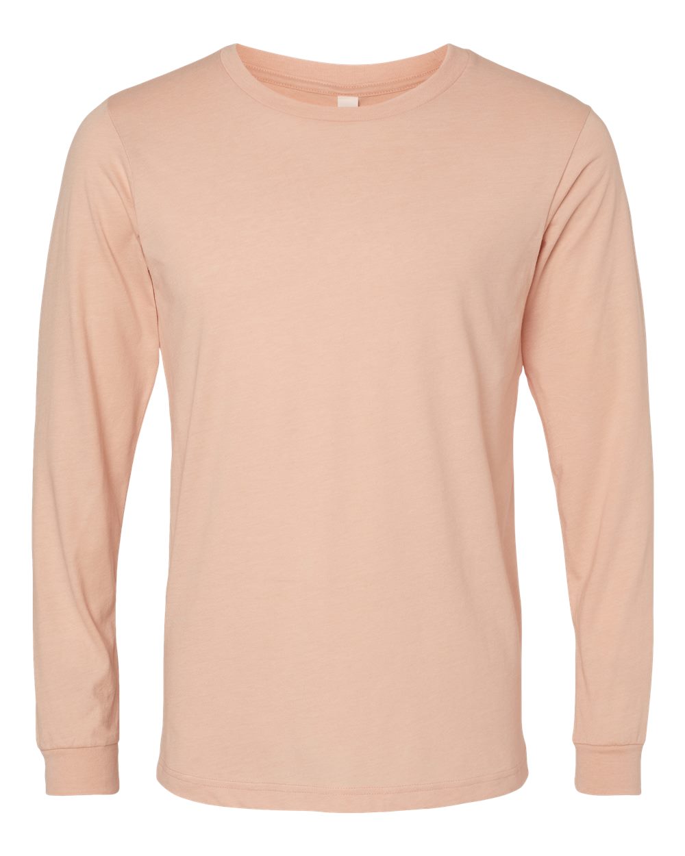 Adult Basic Heathered Long Sleeve Tee zepto