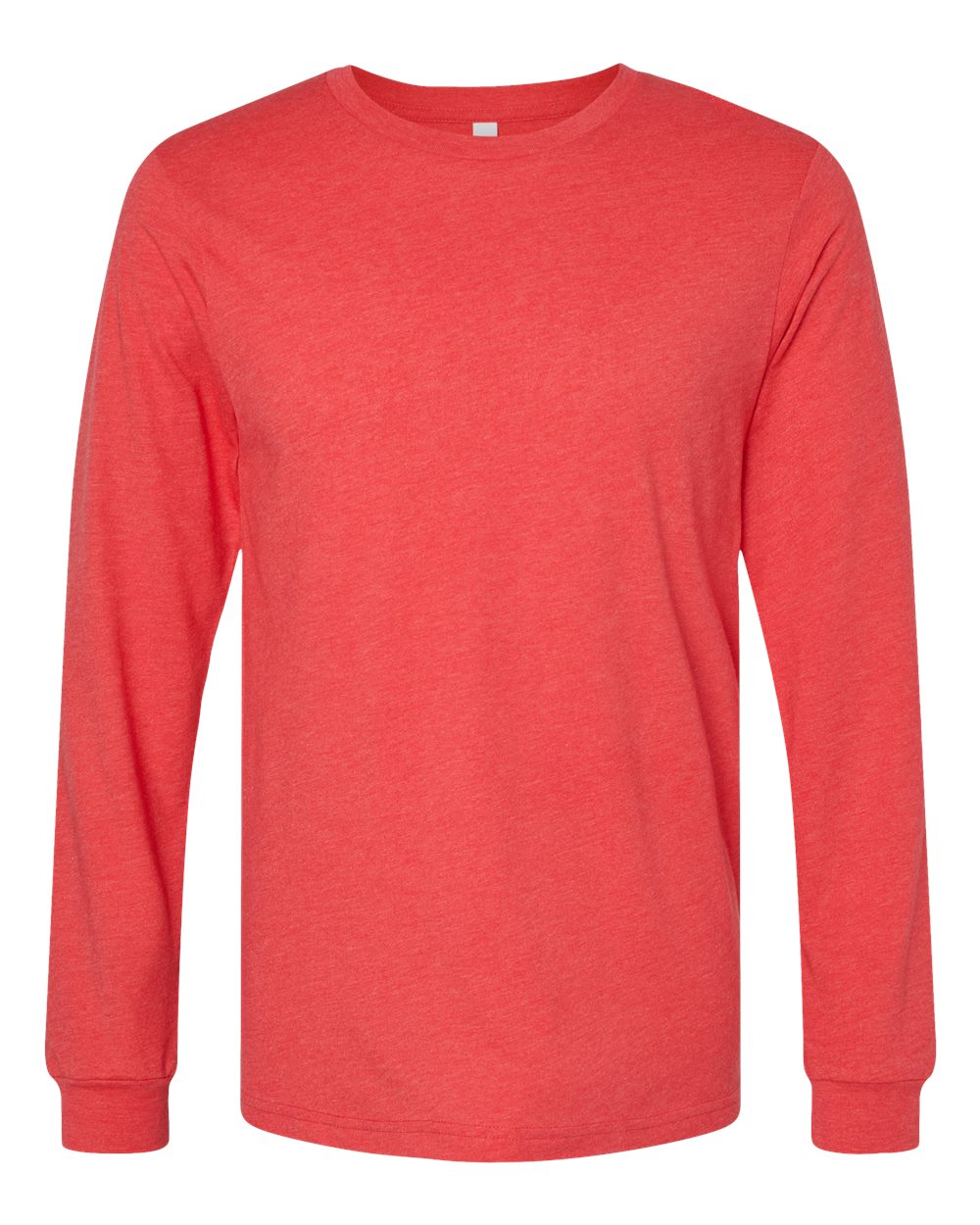 Adult Basic Heathered Long Sleeve Tee zepto