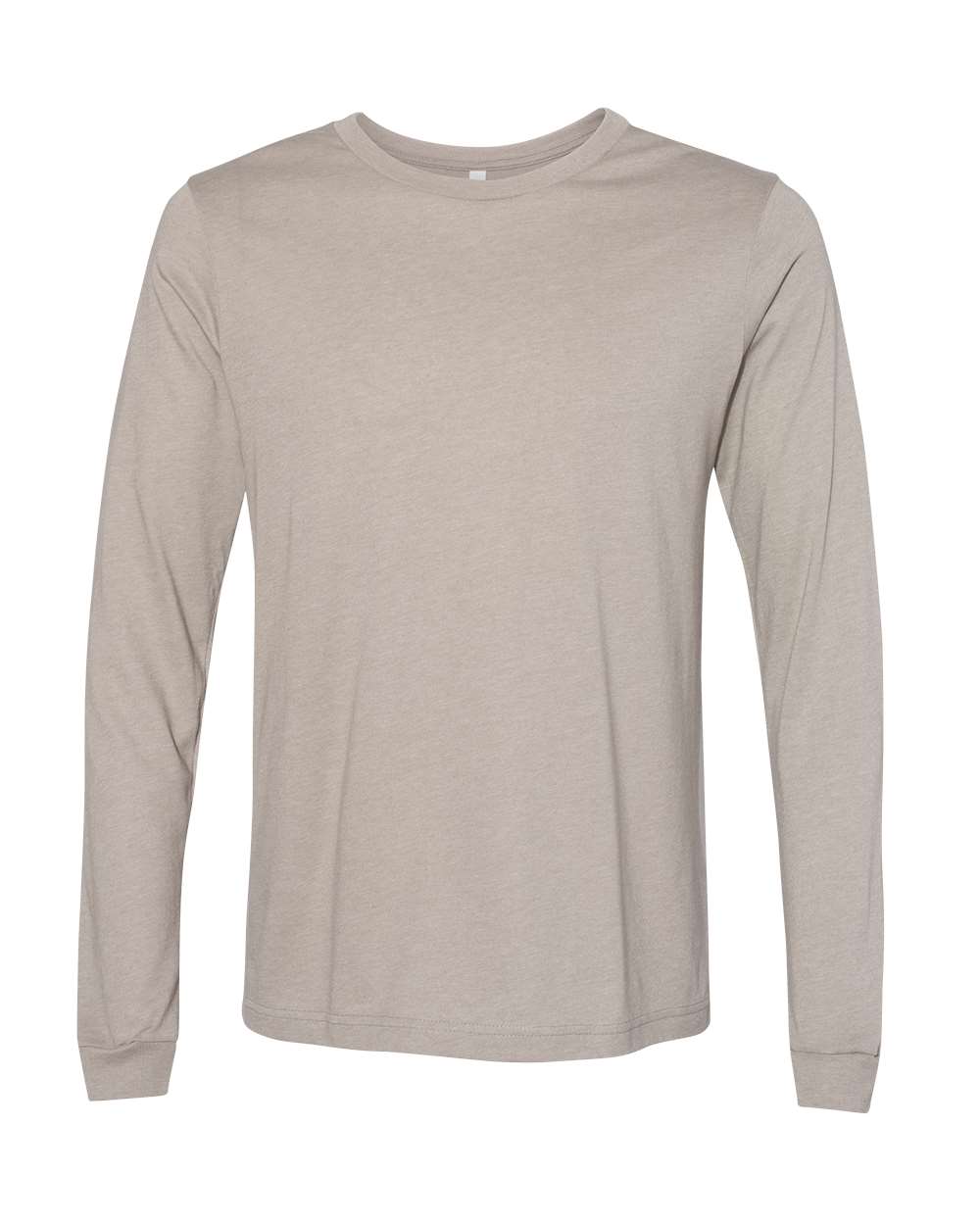 Adult Basic Heathered Long Sleeve Tee zepto