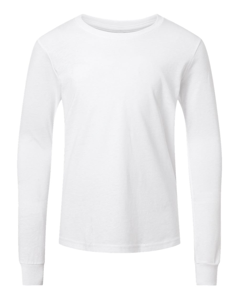 Youth Basic Heathered Long Sleeve Tee