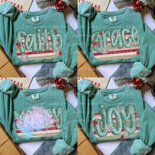 Faith OR Grace OR Merry OR Joy