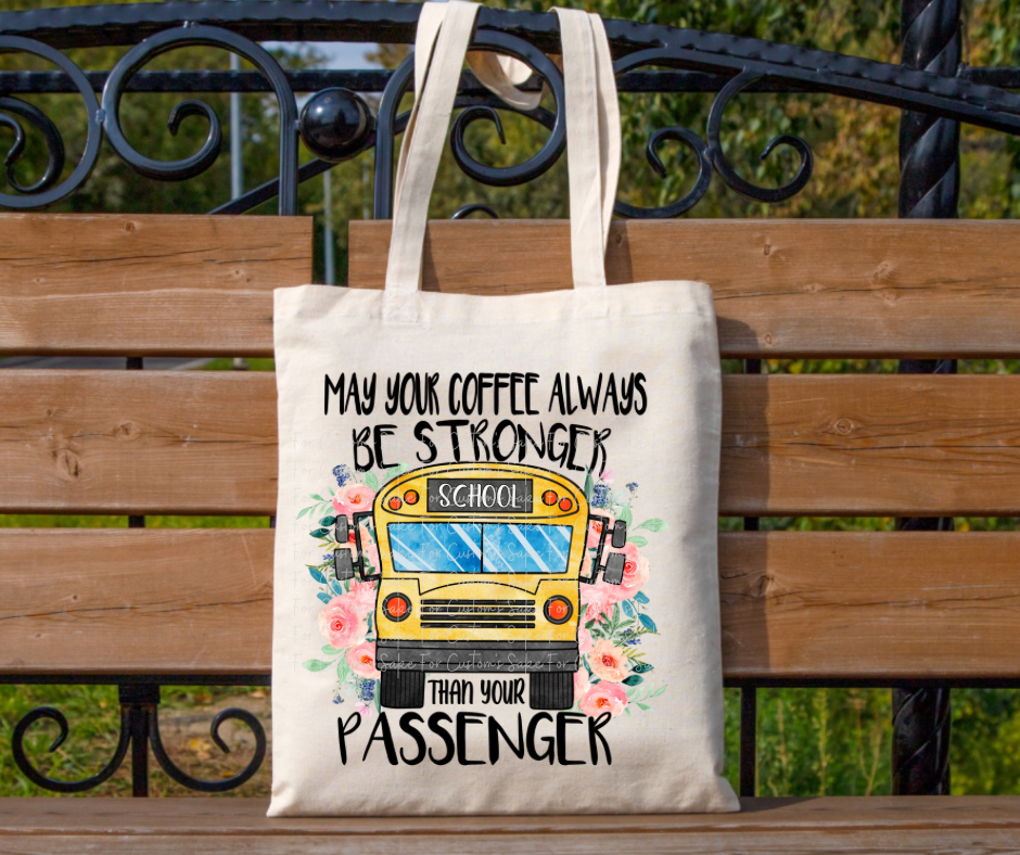 Bus Driver Tote Designs (Variations Available)