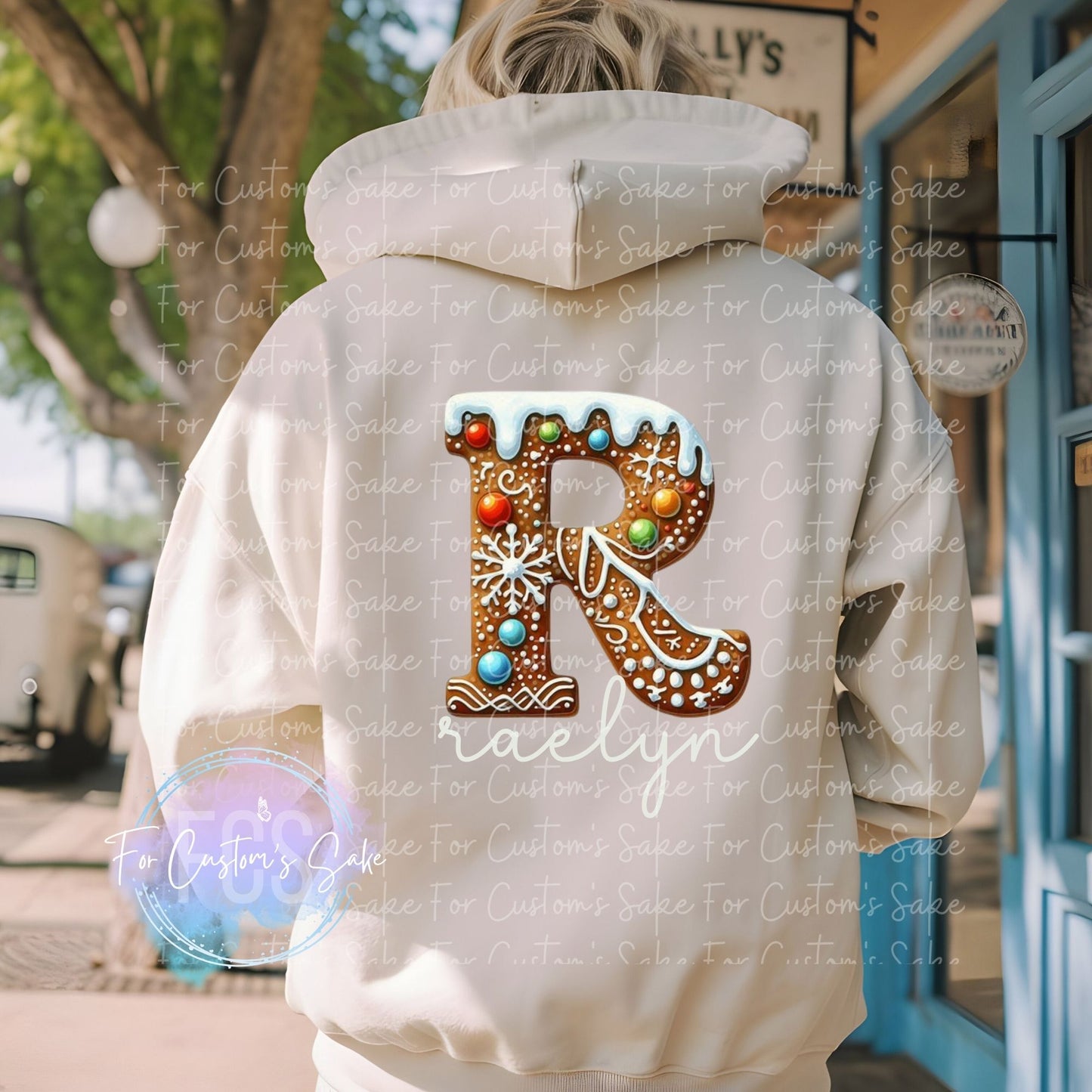 Gingerbread Initial + Name