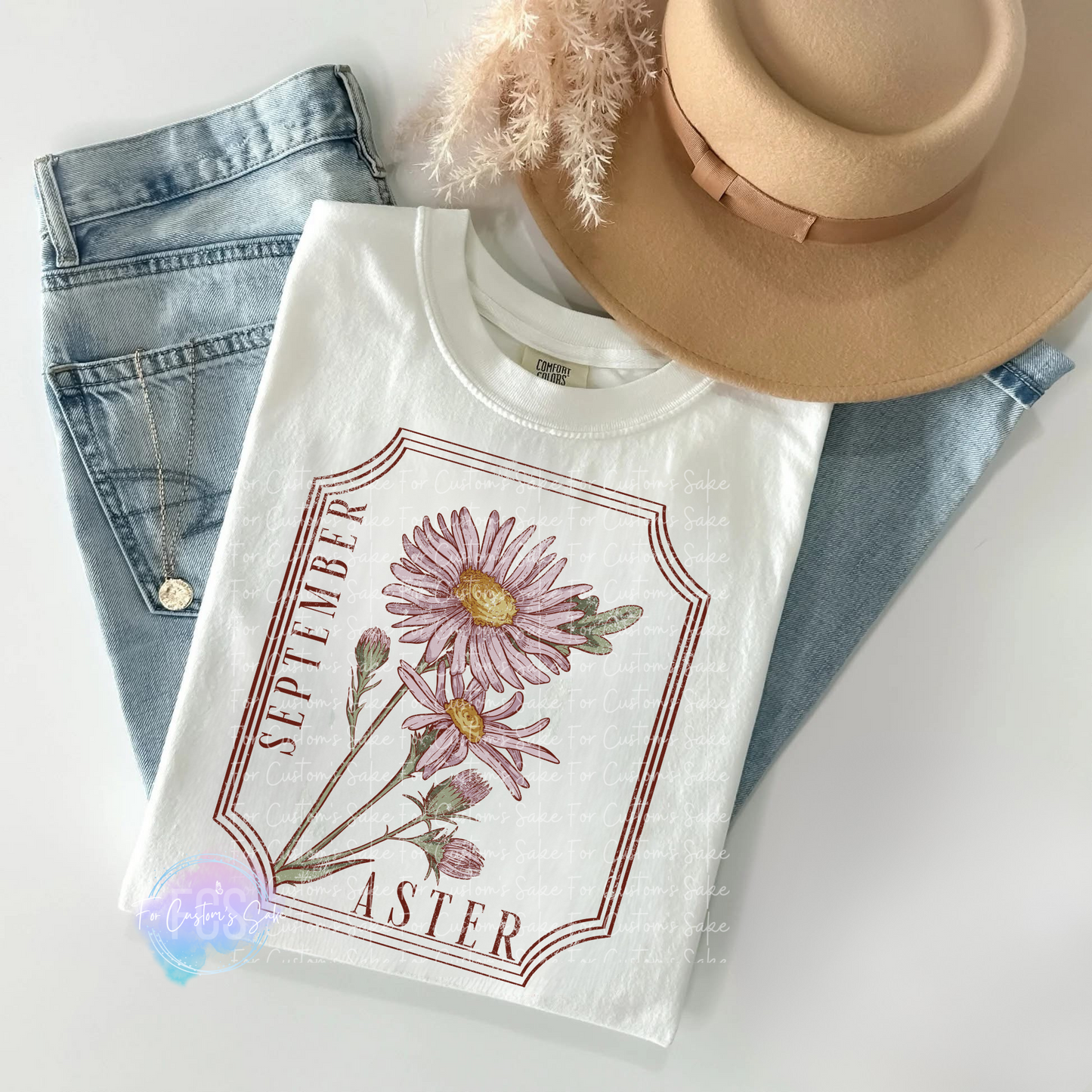 Vintage Birth Month Flowers