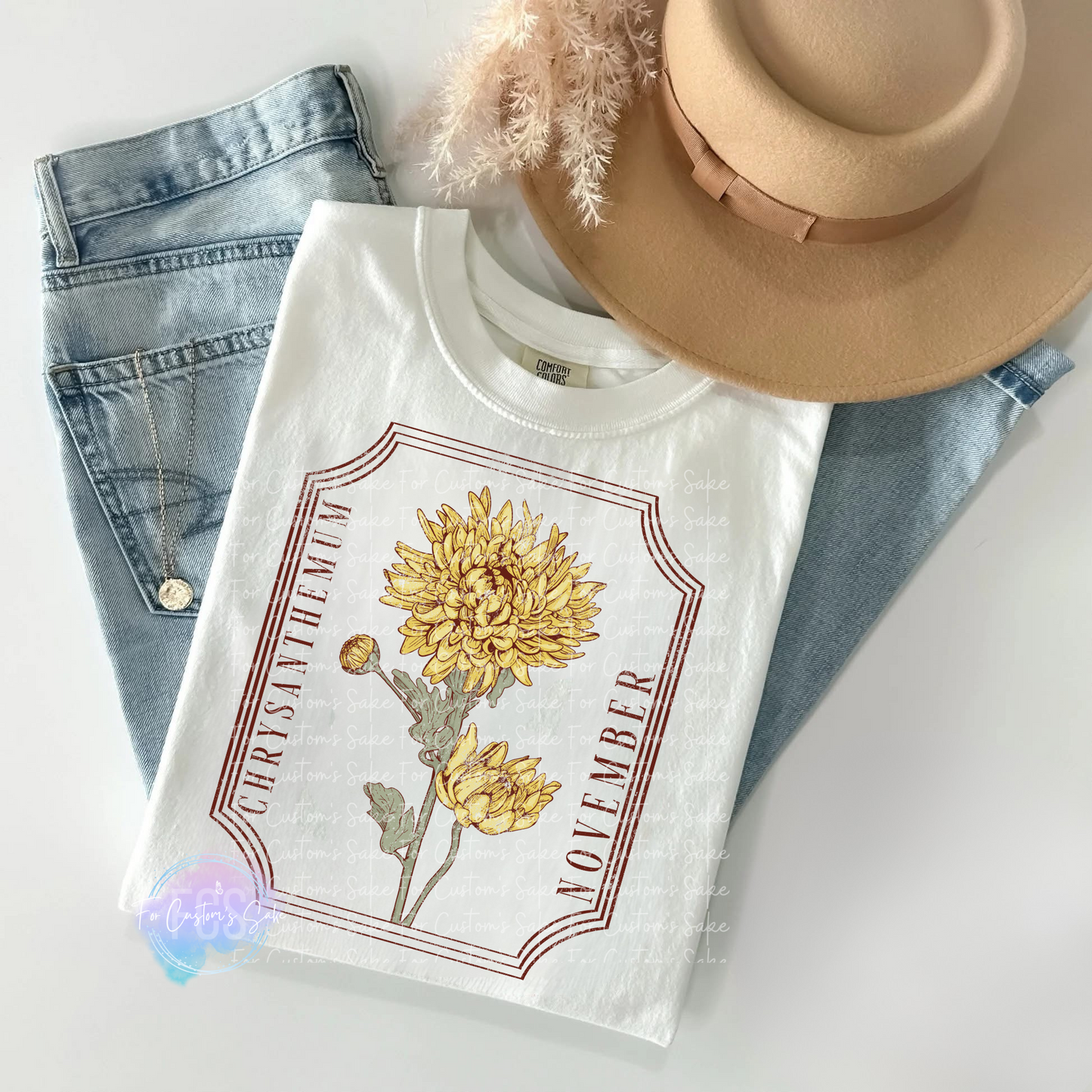 Vintage Birth Month Flowers