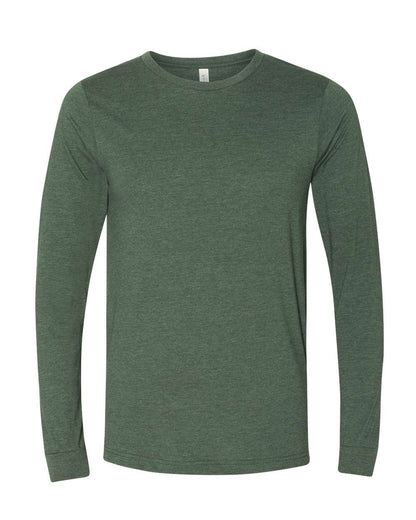 Adult Basic Heathered Long Sleeve Tee zepto