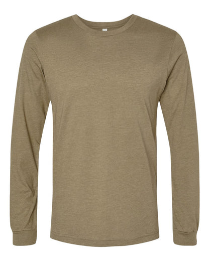 Adult Basic Heathered Long Sleeve Tee zepto
