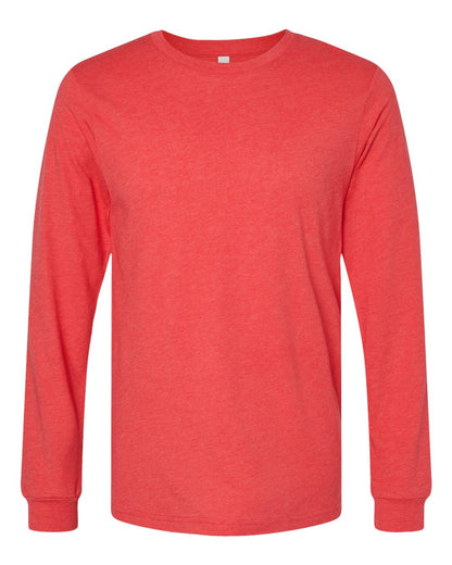 Adult Basic Heathered Long Sleeve Tee zepto