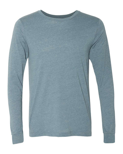 Adult Basic Heathered Long Sleeve Tee zepto