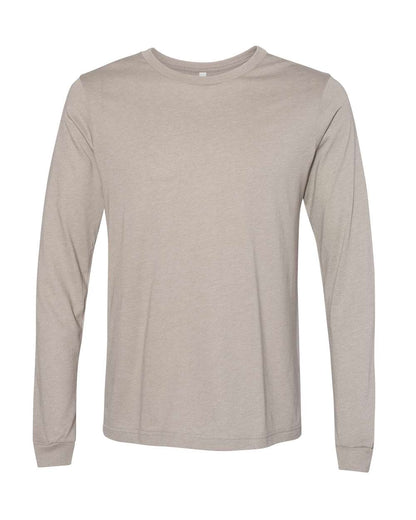 Adult Basic Heathered Long Sleeve Tee zepto