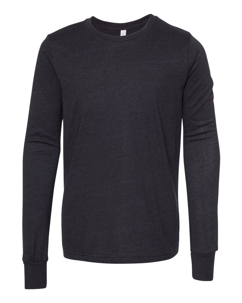 Youth Basic Heathered Long Sleeve Tee