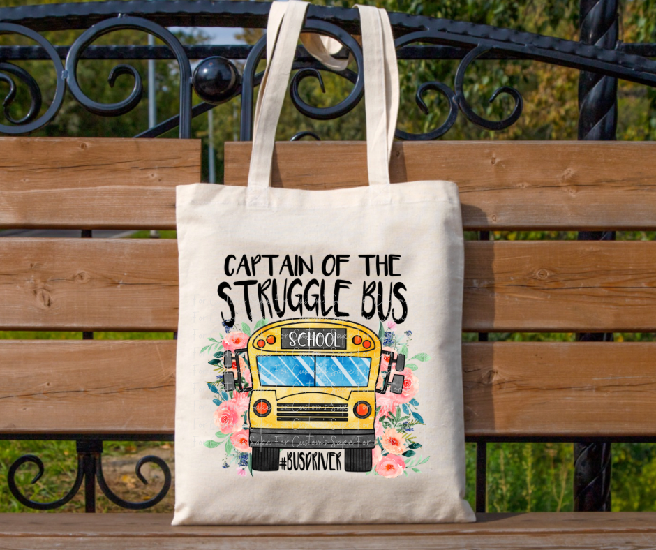 Bus Driver Tote Designs (Variations Available)