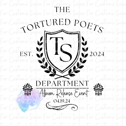 Tortured Poets Department STYLE 2 (Variations Available)