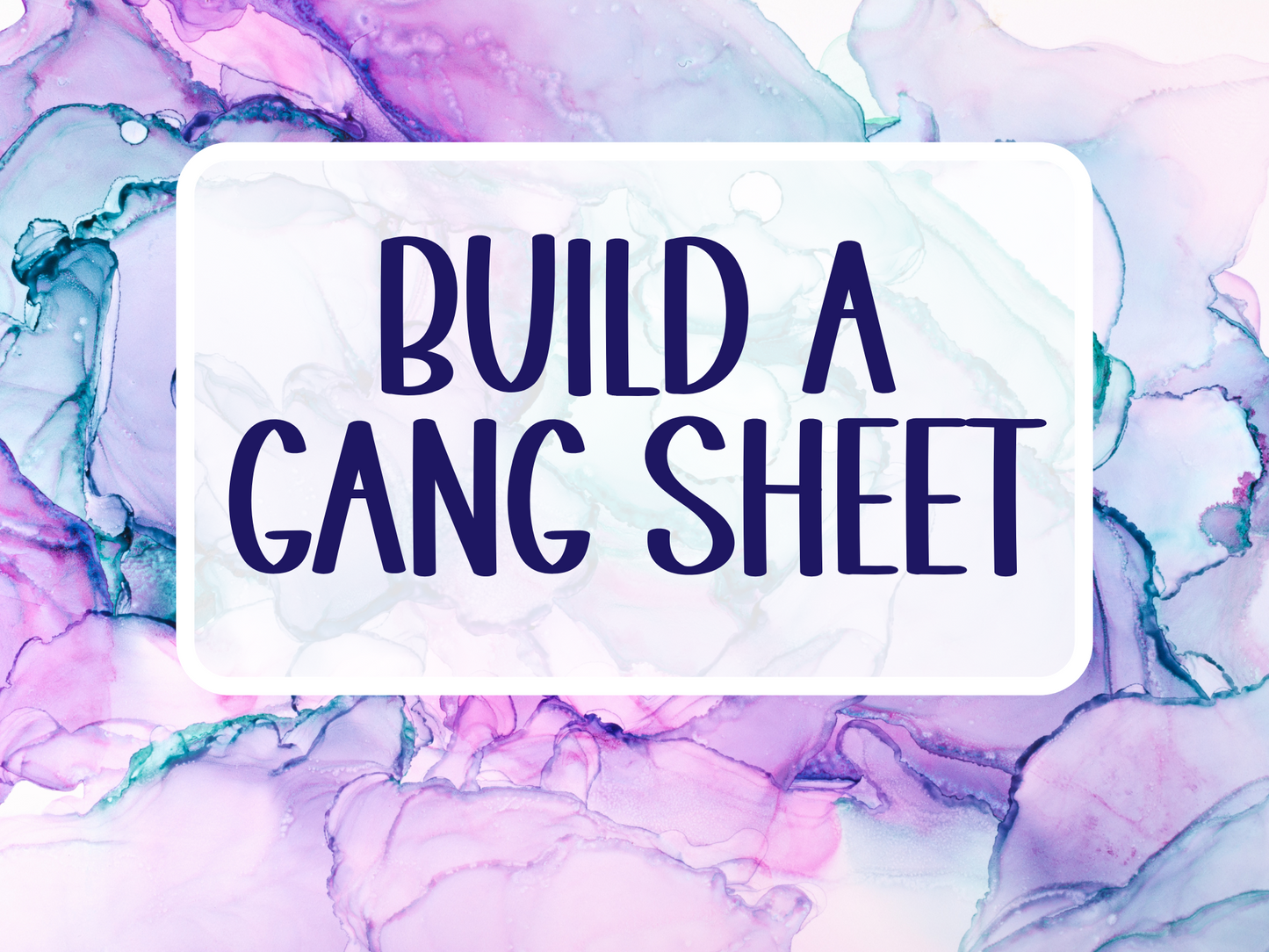 Build a Gang Sheet