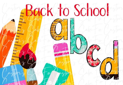 Back to School Letters