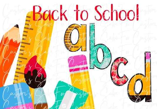 Back to School Letters