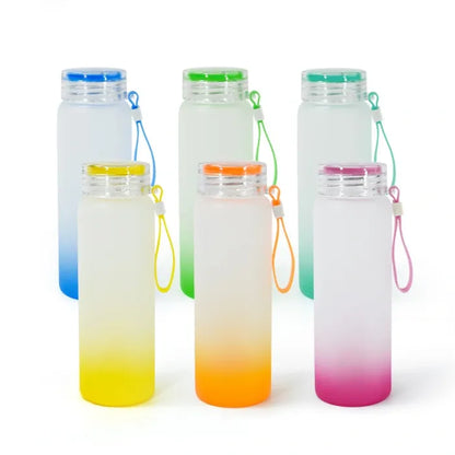 17oz Glass Gradient Bottle