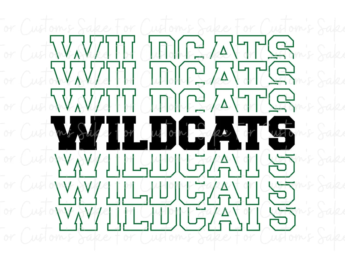 Wildcats Stacked